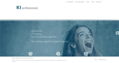 Desktop Screenshot of ki-professionals.com